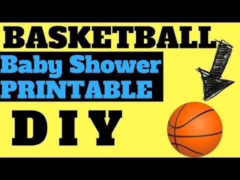 Basketball Baby Shower Theme And Printable Games DIY Guide