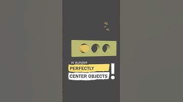 Perfectly Center Objects in blender#blender #blendertutorial #modelingtips #blender3d #cgthink