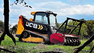 FECON Mulcher Upgrade! - JCB Teleskid 3TS-8T