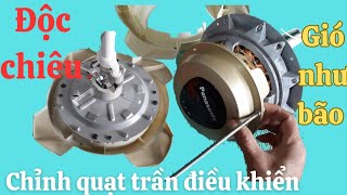 sửa quạt trần điều khiển quay yếu rất dễ/Fix weak ceiling fan control.