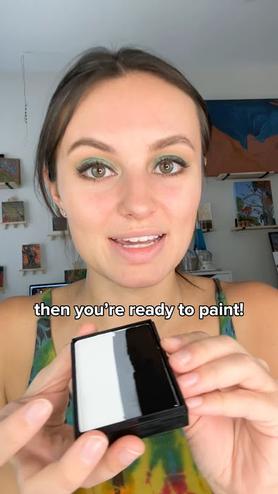 how does body paint makeup work? #bodypainting #halloweenmakeup #facepaint