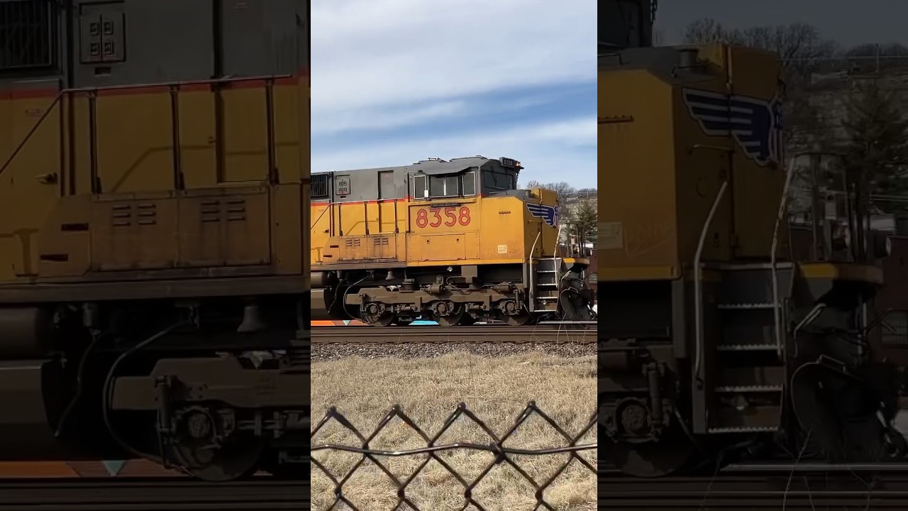 UP ACe leads manifest train through Pacific MO