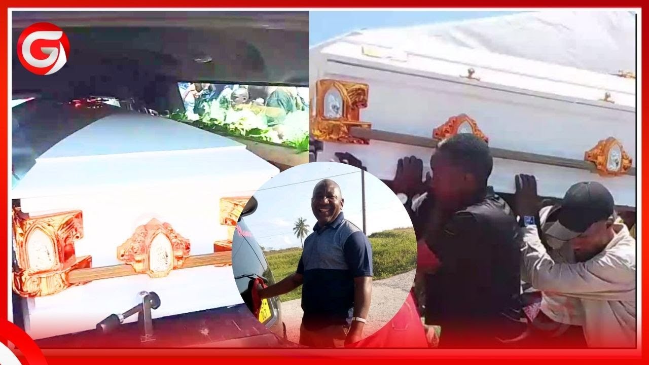 MAJOZI MWILI wa MFANYABIASHARA wa MABUCHA DAR UKITOLEWA NYUMBANI KWENDA KUAGWA KANISANI...