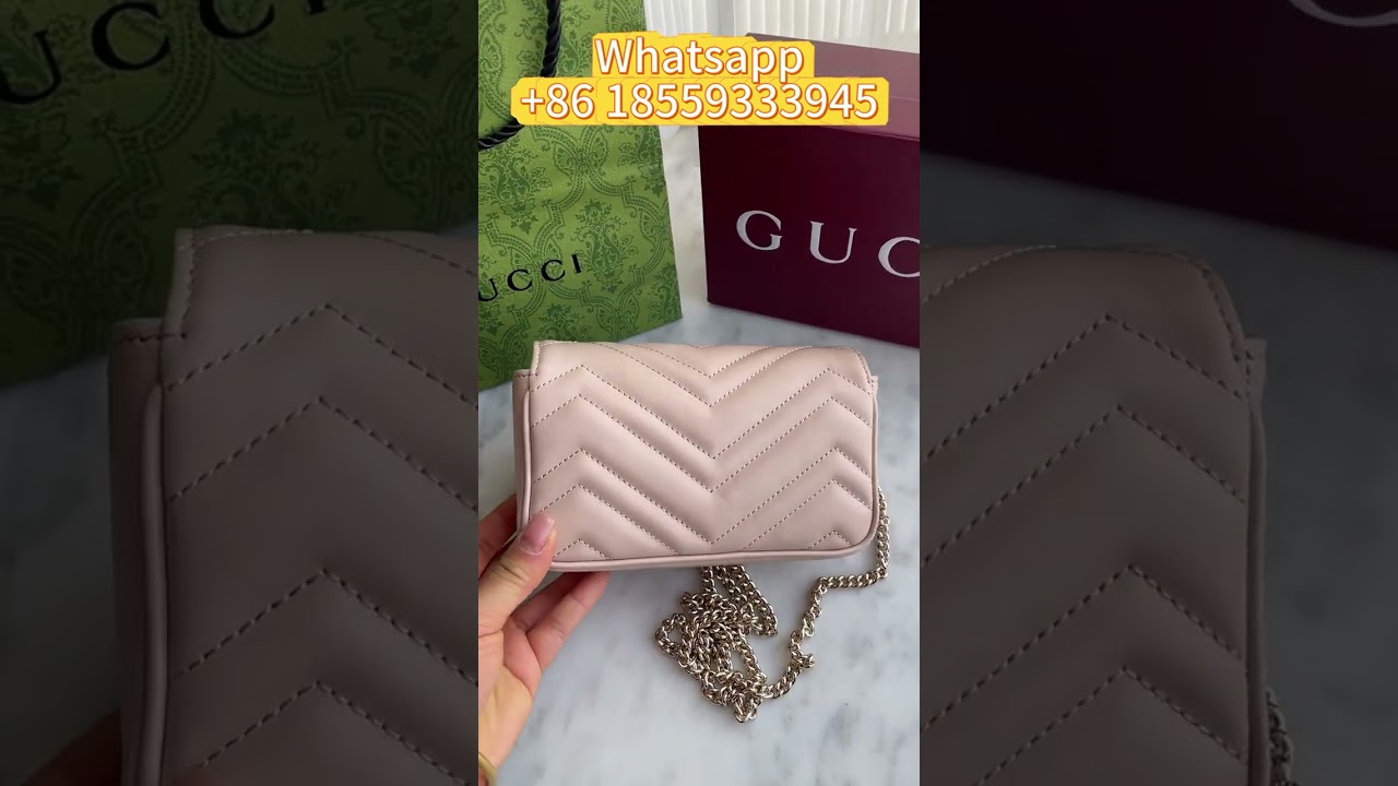 Gucci GG Marmont Mini Bag Light Pink Leather Review 