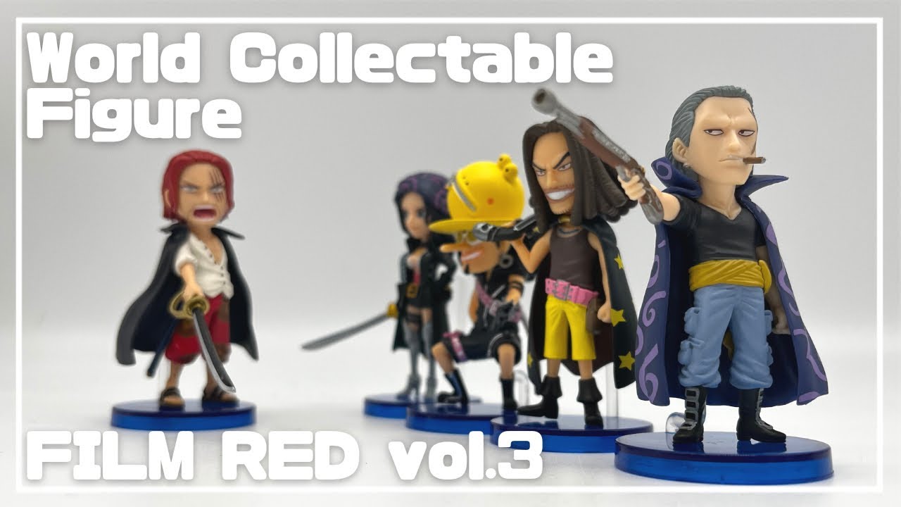 With English subalts : 【unboxing】ONE PIECE WCF FILM RED vol.3 review  opening New Genesis Shanks