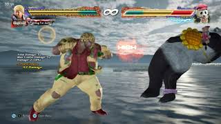 Bob's delayed hopkick B&B combo doesn't work against Fahkumram