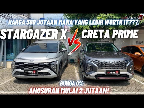 Turun Harga Puluhan Juta ⁉️Review Hyundai Stargazer X VS Creta Prime 1. ...