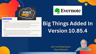 Evernote Update - Version 10.85.4