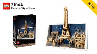 LEGO Architecture 21064 Paris - City of Love (2026) - unbox and speed building