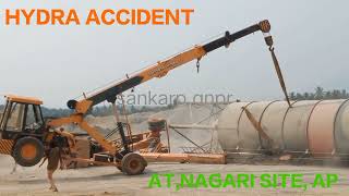 HYDRA ACCIDENT #accidentnews #hydra #crane #india  #trending #viral #viralvideo #trendingvideo