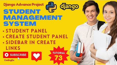 Create Student Panel | Sidebar In Create Links | Python Django Project | Django Tutorial In Hindi
