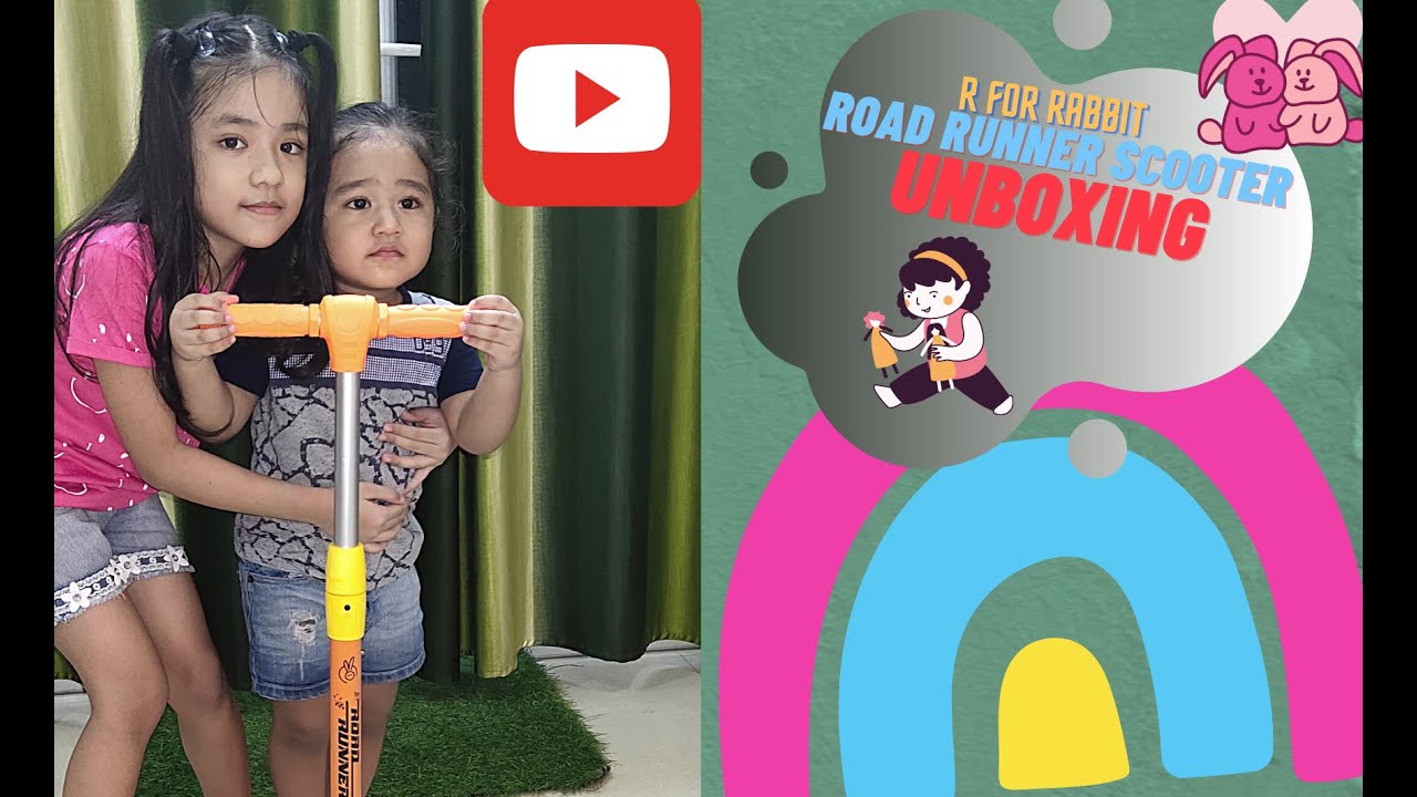 R for Rabbit - Road Runner Scooter!!! Unboxing & Testing