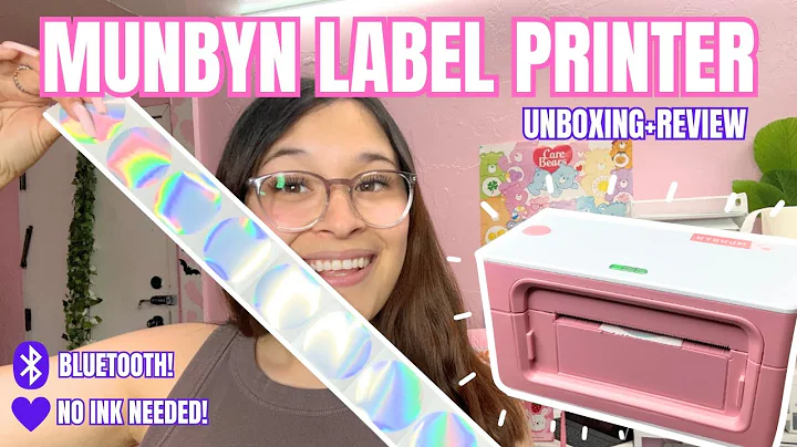 MUNBYN WIRELESS THERMAL PRINTER | UNBOXING + REVIEW ♥