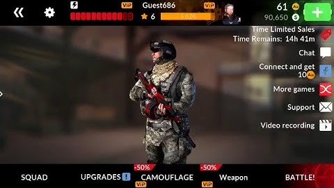 Just for fun game play on code of war iOS