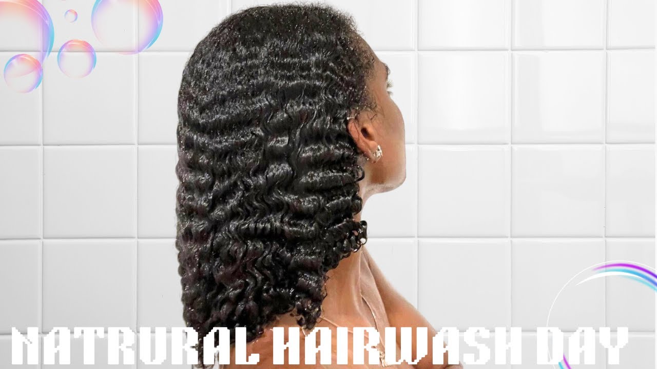 MY NATURAL HAIRCARE WASH DAY ROUTINE for Length Retention | How to grow ...