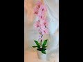 Розовая орхидея из бисера.Часть 4 - Бутоны .Pink orchid from beads. Part 4