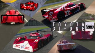 Toyota GT-One (TS020) in 27 Different Racing Games