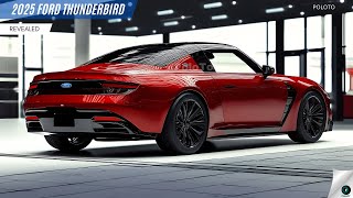 2025 Ford Thunderbird Revealed  Top Performance And A Charming Traditional Look