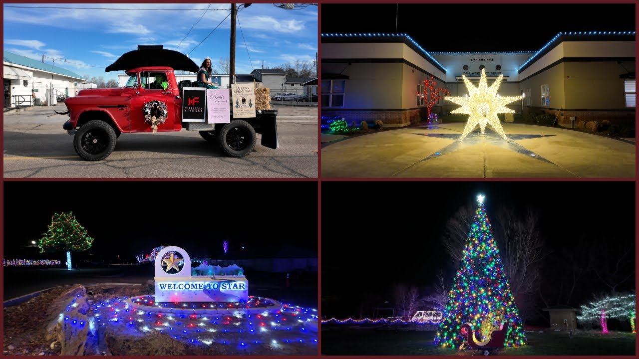 Middleton Cowboy Christmas Parade | Star Christmas Lights