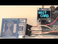 Arduino NFC EEPROM электронный ключ RC522 Card Read Module RFID OLED LCD Display