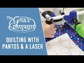 Quilting avec des pantographes et le laser