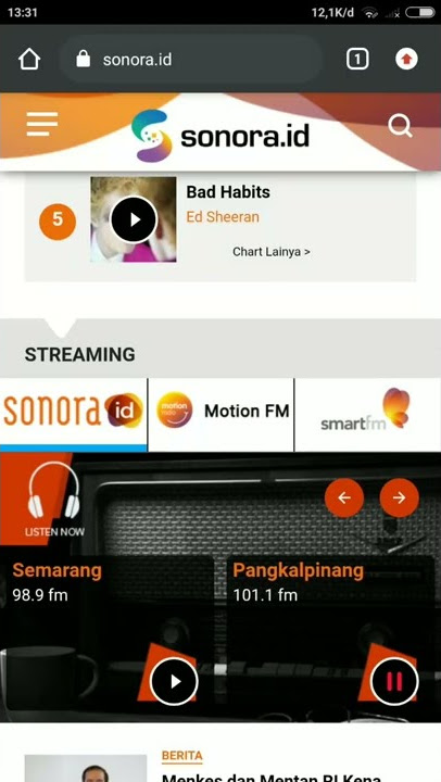 TAnda waktu radio Sonora