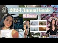 2024 annual goal check in  financial goals first quarter recap notion