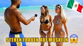 STEHEN FRAUEN AUF MUSKELN in MEXICO 😎 / DO WOMEN LIKE MUSCLES ON MEN 💪🏾 TULUM 🇲🇽 -Leon Lovelock