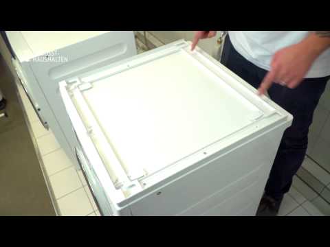 Wie kann ich eine Säule aus Trockner und Waschmaschine aufstellen?