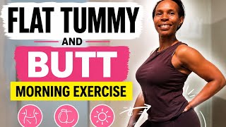 Morning Exercise for Flat Tummy and round Butt