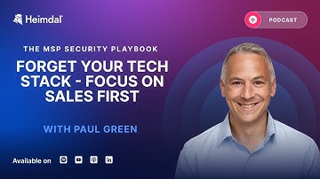"Forget Your Tech Stack - Focus on Sales First" - With Paul Green