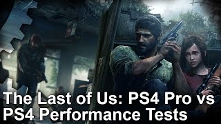 The Last Of Us Remastered Ps4 Pro Vs Ps4 Gameplay Frame Rate Test Youtube
