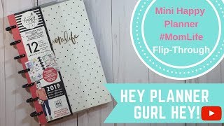 2019 #MomLife Mini Happy Planner Flip Through #SuperMom #Flipthrough