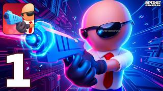 Run n Gun AIM Shooting - Gameplay Part 1 - All Levels 1-14 (Android, iOS) screenshot 3