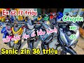 Té ngửa giá thách thức Exciter 62zz 17 triệu Sonic zin 36 triệu Winner 24 triệu bao rút nhập cả nước