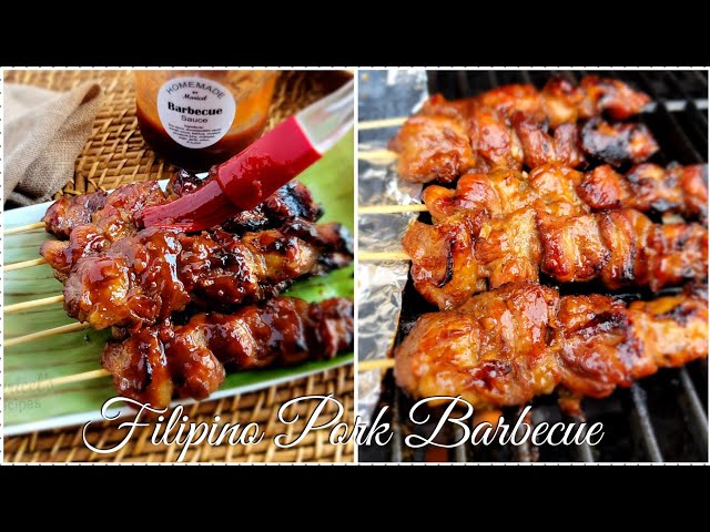 Skewered Filipino Pork BBQ - Panlasang Pinoy