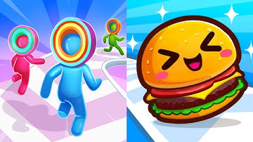 Layer Man 3D VS Food Run Max All Levels Gameplay Android,iOS NEW UPDATE