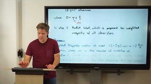 AaU, SoSe21: Lecture 19 (No-Regret Learning: Experts)