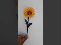 Easy Sunflower Making #paperflower #craft #diy #shorts