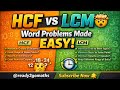 🔴👉 HCF vs LCM कब लगाएँ? 🤔 | Complete Word Problems Guide | Class 10 Maths