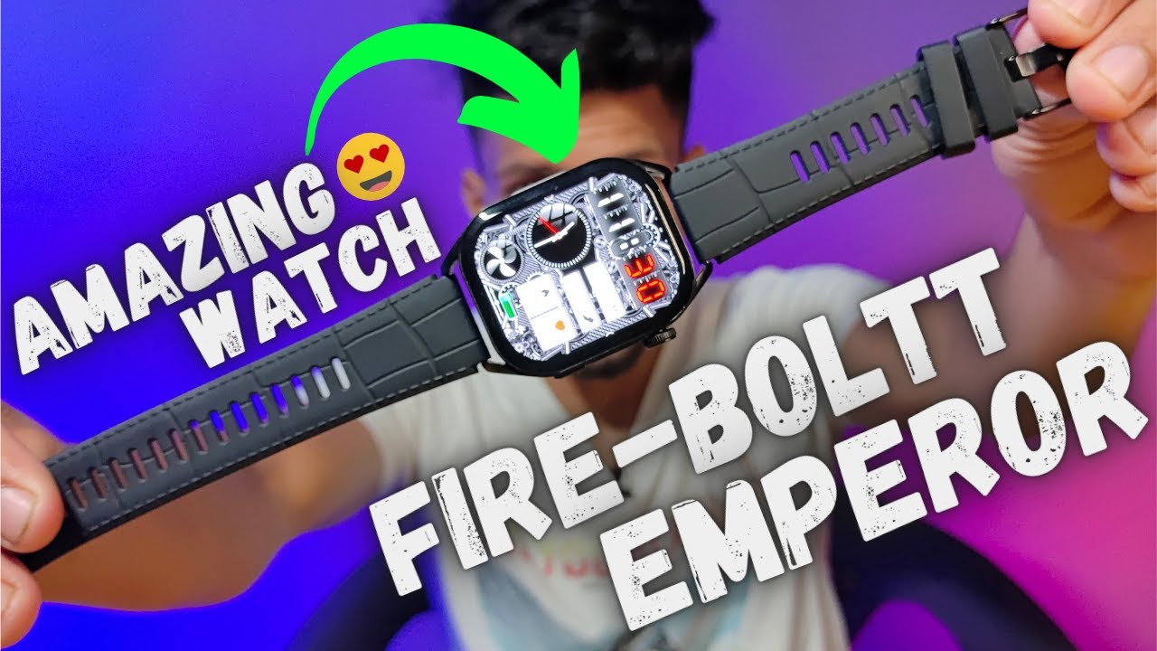 The *BIGGEST AMOLED* Display Smartwatch You Can Buy⚡️Fire-Boltt EMPEROR Smartwatch Unboxing & Review