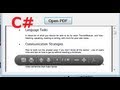 C# Tutorial 31:  How to open and show a PDF file inside the Form