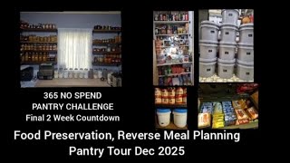 365 NO SPEND PANTRY CHALLENGE!!!  Pantry Tour, Canning Room, Freezers, Bulk Stores and more