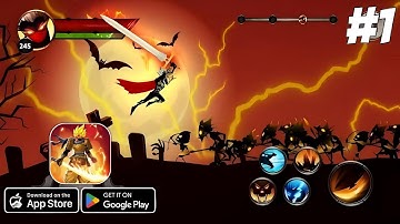 Stickman Legend Offline Gameplay walkthrough part 1 (Android/iOS)