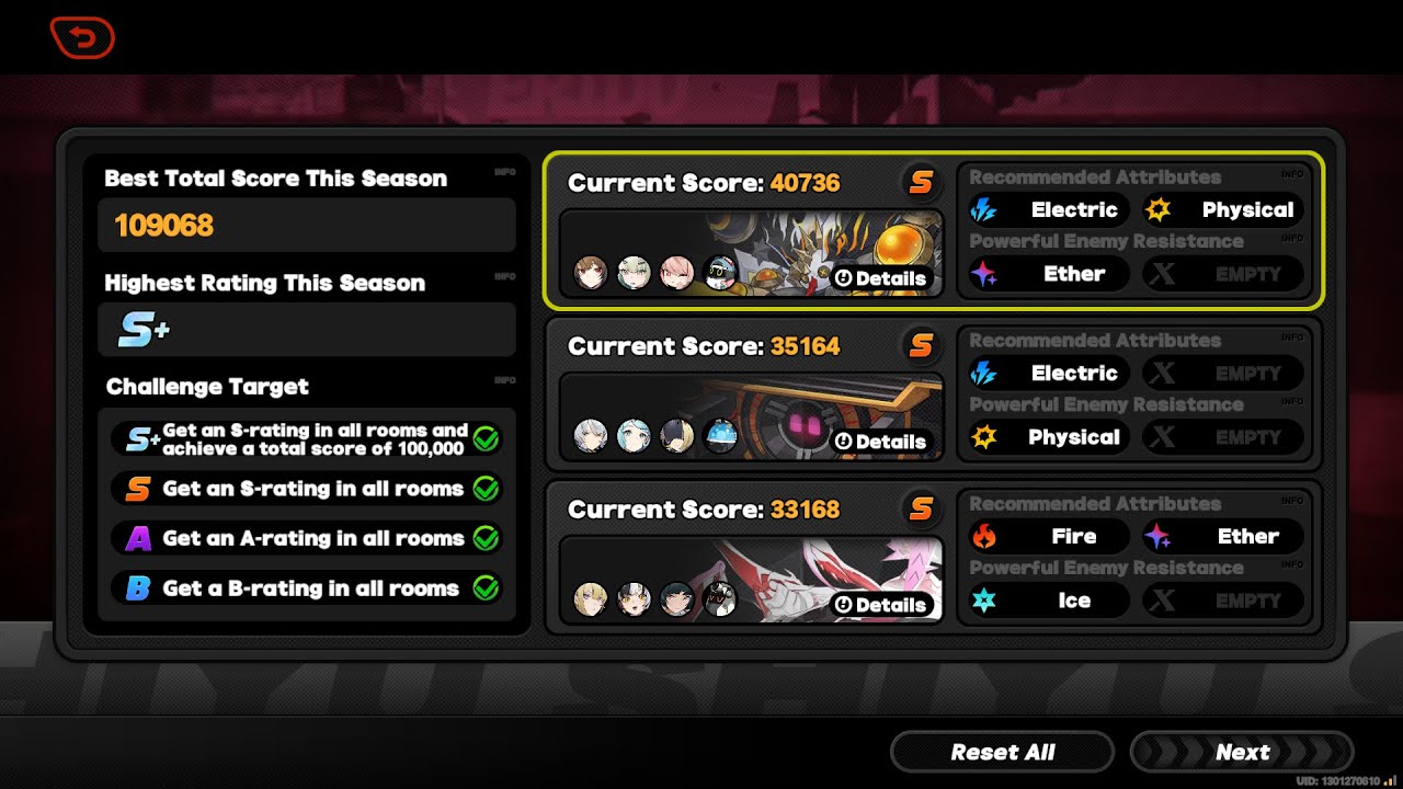 ZZZ 2.6 Shiyu Defense Critical Node 5th Frontier Phase 1