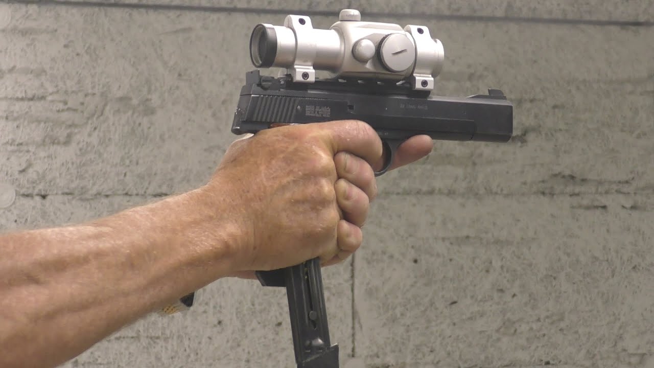 PCC and handgun sportshooting match, running and gunning.