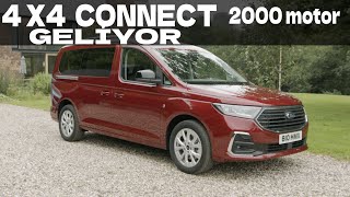 FORD YENİ CONNECT 2023  4*4 - BİLGİLENDİRME  ÇÖP KUTULU CONNECT