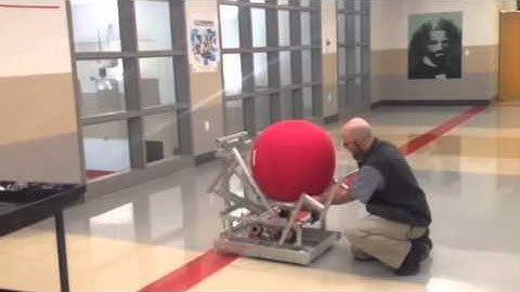 FRC 2014 Aerial Assist catapult test