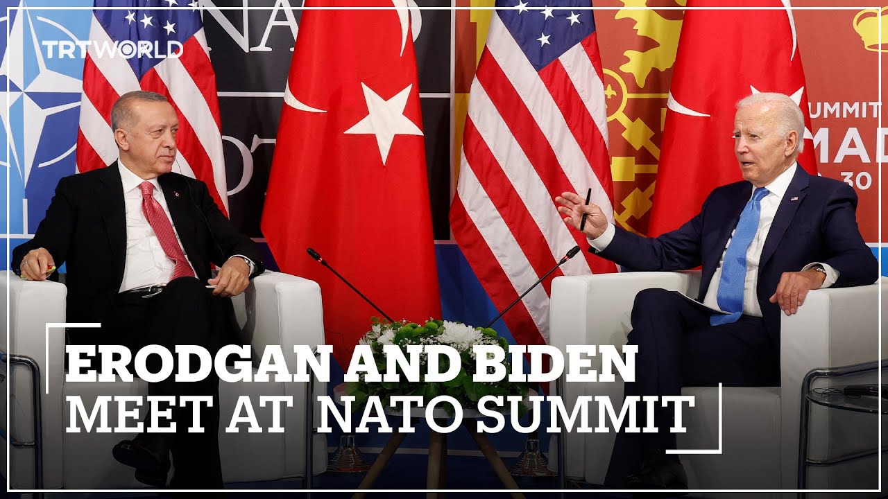 Erdogan and Biden hold talks on sidelines of NATO summit