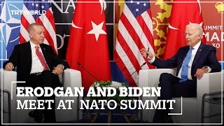 Erdogan and Biden hold talks on sidelines of NATO summit